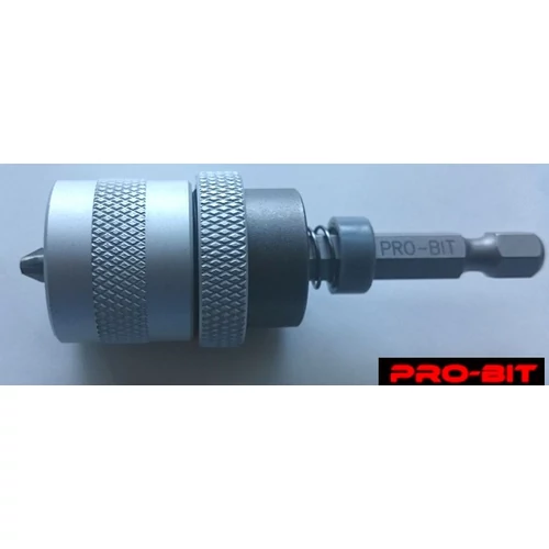 Gipszkarton csavarozó szerelő kuplung bit adapter 1/4" 70mm kuplungos állítható mélységhatároló