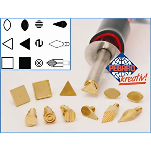 12db-os PIROGRÁF BEÉGETŐ FEJ HEGY CSÚCS KÉSZLET 827tip.