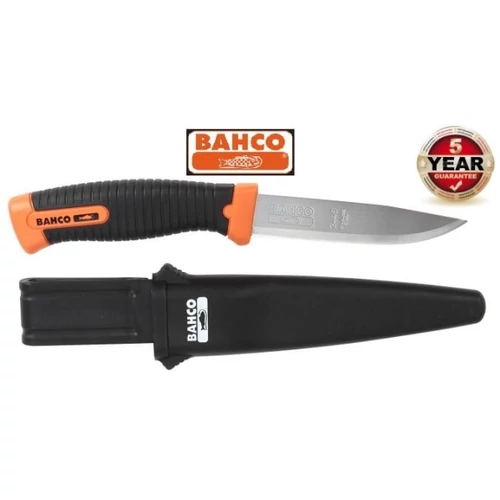 Bahco profi svédacél szuepererős tőr kés vadász, horgász, kerti, konyhai célokra 2446 + TOK 10év garancia