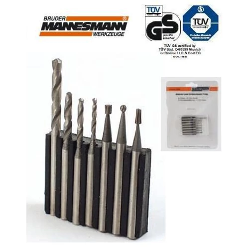 7db-os MINI FÚRÓ GRAVÍROZÓ KÉSZLET 1-2,5m MANNESMANN