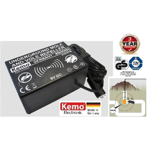 KEMO M069N SZEIZMIKUS VAKONDRIASZTÓ 1000m2 pocokriasztó rágcsálóriasztó