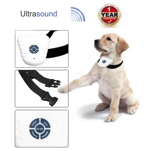 ULTRAHANGOS UGATÁSGÁTLÓ KUTYANYAKÖRV KUTYAUGATÁS ELLENI KÉSZÜLÉK 1év GARANCIA