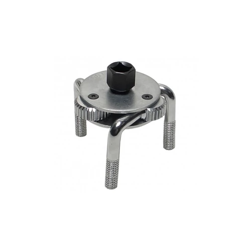 BGS 3 karmos olajszűrő leszedő szerszám, meghajtó adapter négyszög 1/2" és 3/8", hatszög 21 mm, átmérő 70-135 mm 3 lábú (BGS-1030)