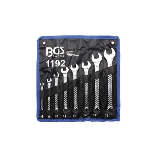 Csillag-villás kulcs készlet, 6 - 19 mm  8 részes tokban (BGS-1192)