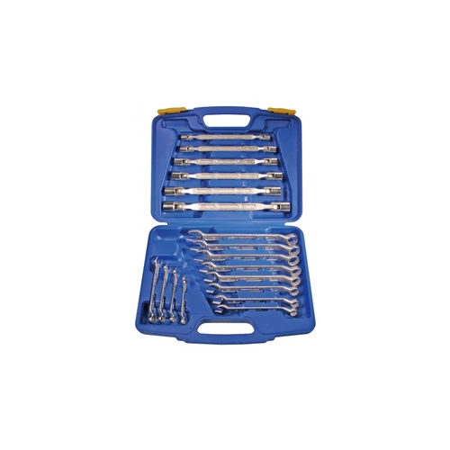 18 részes kombinált kulcs készlet műanyag dobozban (BGS-1200)