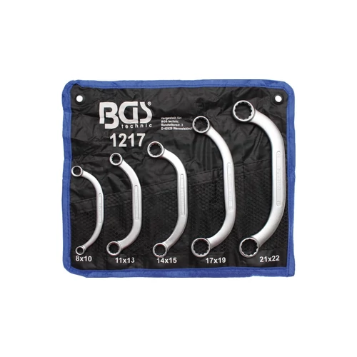 5 részes, önindítókulcs készlet, 8x22 mm tartóban (BGS-1217)