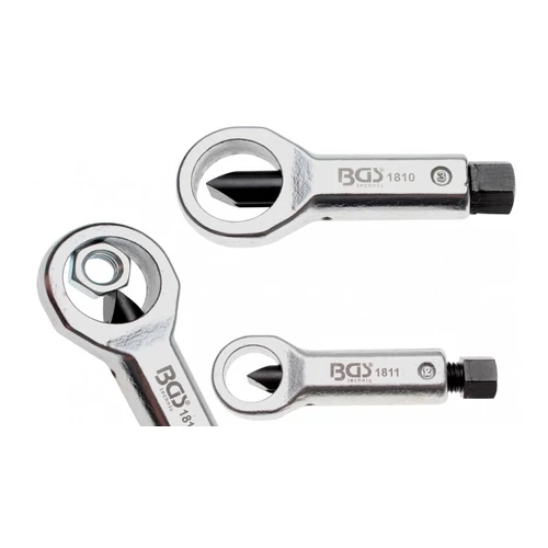 2 darabos anya vágó készlet, 12-16 & 16-22 mm (BGS-1812)