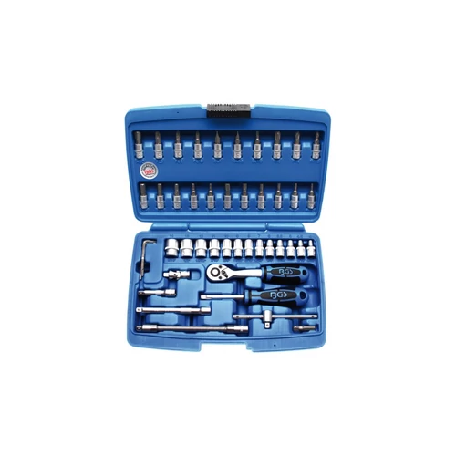 46 részes dugókulcs készlet, DIN szabvány, 1/4" (BGS-2145)