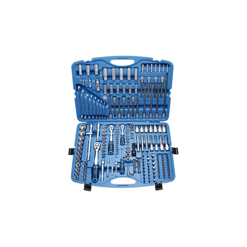 213 részes dugókulcs készlet műanyag kofferben 1/4", 5/16", 3/8", 1/2" (BGS-2259)