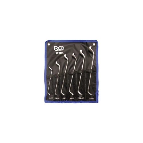 6 részes csillagkulcs készlet coll méretekben, 1/4" - 3/4" tartóban (BGS-32105)