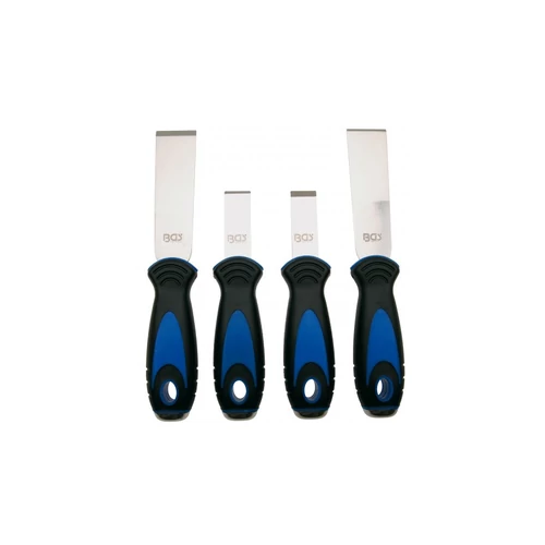 4 részes sokoldalú kaparó készlet, fém (BGS-363)