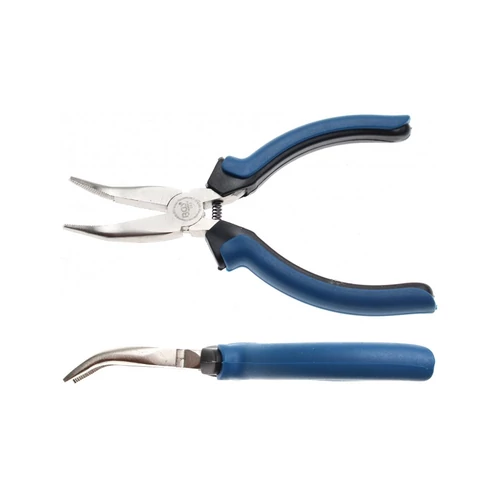 műszerész hajlított fogó, 125 mm (BGS-383)