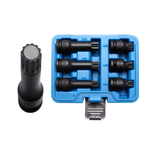 Gépi sűrű torx bit dugókulcs készlet  1/2" dobozban (BGS-5380)