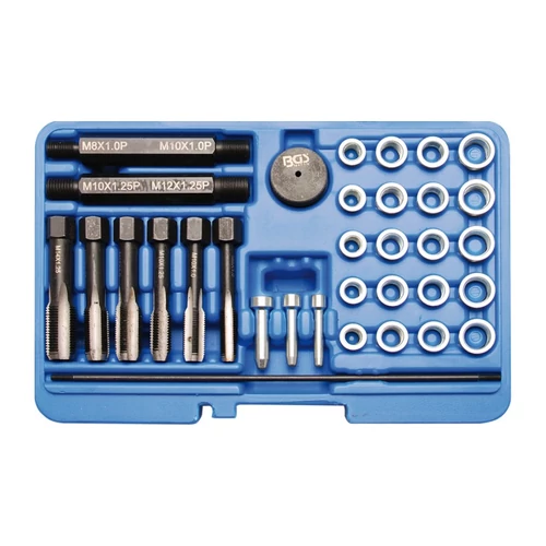 izzítógyertya menetjavító készlet, 33 részes (BGS-65631)