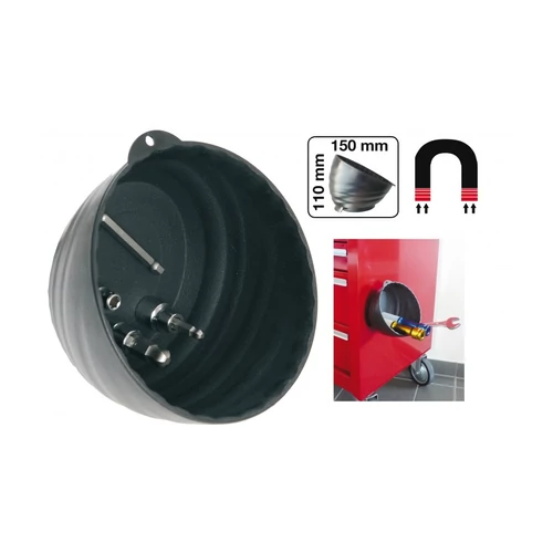 Mágneses szerszám tartó mély tálca Ø 145 mm (BGS-67100)