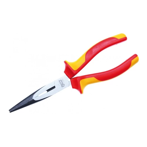 VDE hosszú csőrű fogó,(telefon fogó) 200 mm (BGS-7152)