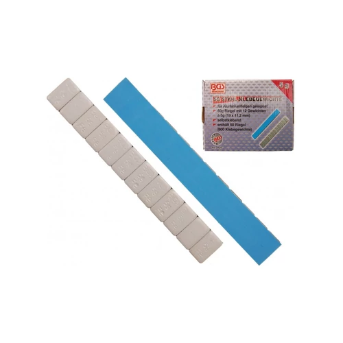 50 darab keréksúly 12 x 5 g könnyűfém felnire (BGS-8426)