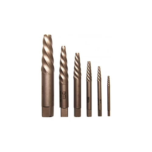 6 darabos törtcsavar kiszedő készlet (BGS-8549)