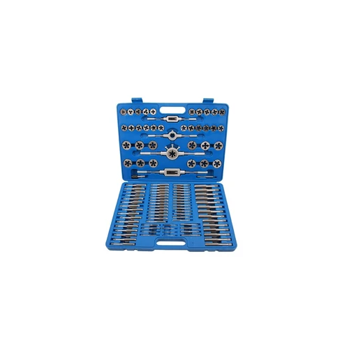 110 részes menetfúró és menetvágó készlet, coll és metrikus méretekben (BGS-900)