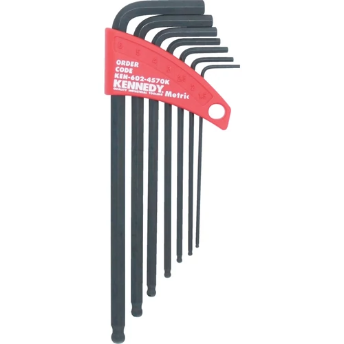 METRIKUS GÖMBVÉGŰ HATSZÖGKULCS KÉSZLET (7 DB-OS) - (KEN6024570K)
