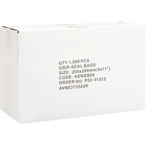 Avon 8"x11" újrazárható polietilén tasakok (pk-1000) 200x280mm 1000db