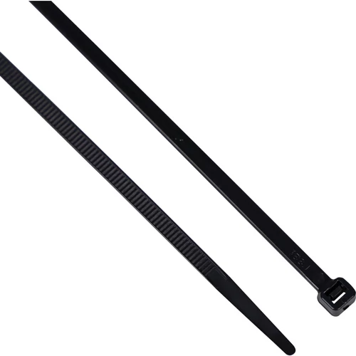 Edison professzionális ipari fekete kábelkötegelő 4.8x300mm (pk-100)