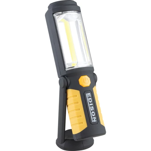 Edison professzionális ipari újratölthető munkalámpa, mágneses 5 w-os COB + 1 LED