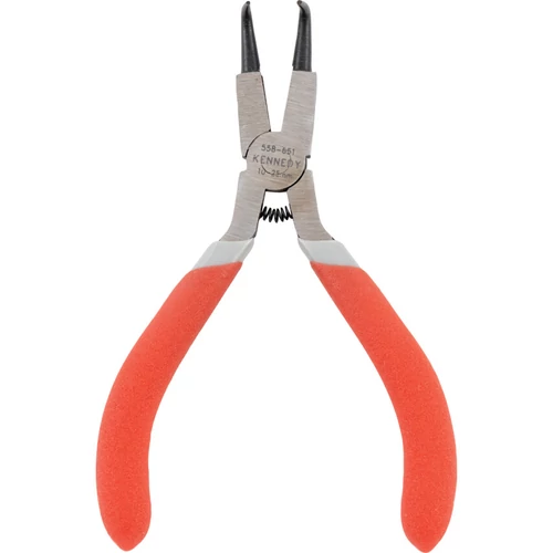 Kennedy professzionális ipari 125mm hajlított csőrű belső seeger-gyűrű fogó