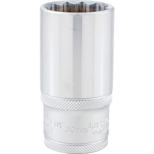 Kennedy professzionális ipari 30mm-es hosszú / hosszított dugókulcs 1/2" meghajtóval