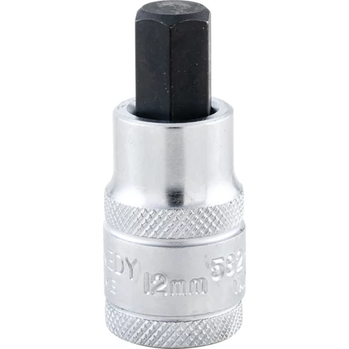 Kennedy professzionális ipari 12mm x 55mm hatszögű imbusz H12 feltűzhető csavarbehajtó 1/2" meghajtóval