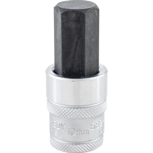 Kennedy professzionális ipari 19mm x 70mm hatszögű imbusz H19 feltűzhető csavarbehajtó 1/2" meghajtóval