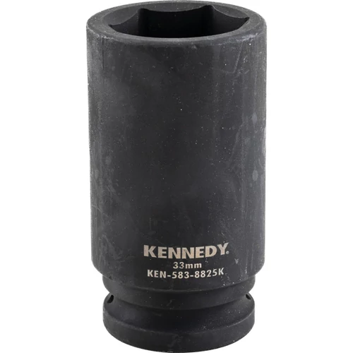 Kennedy professzionális ipari 33mm-es hosszú / hosszított erősített dugókulcs 3/4" meghajtóval