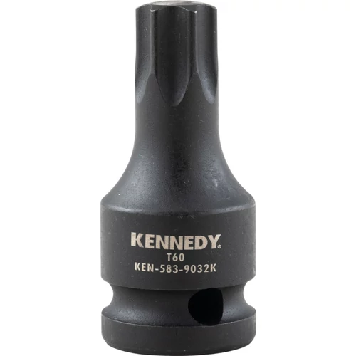 Kennedy professzionális ipari T60 torx feltűzhető erősített csavarbehajtó 1/2" meghajtóval