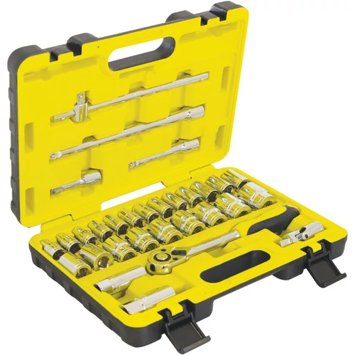 Yamoto professzionális ipari 30 részes 1/2" metrikus dugókulcskészlet 8-32mm