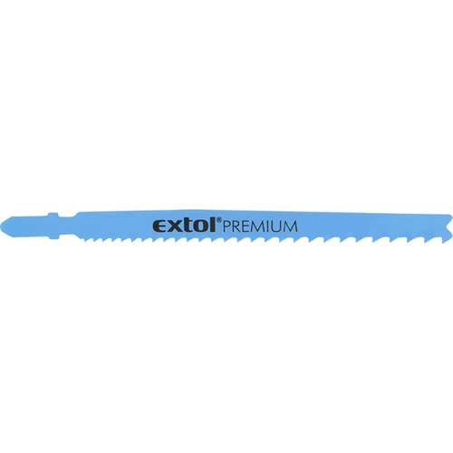 EXTOL PREMIUM dekopírlap, 5db, Bosch befogás, Bimetál; 132×8×1mm, progresszív fogazás (8805208)