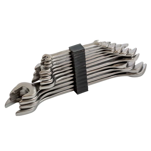 Set of double open end wrenches, metric (6M/12C)