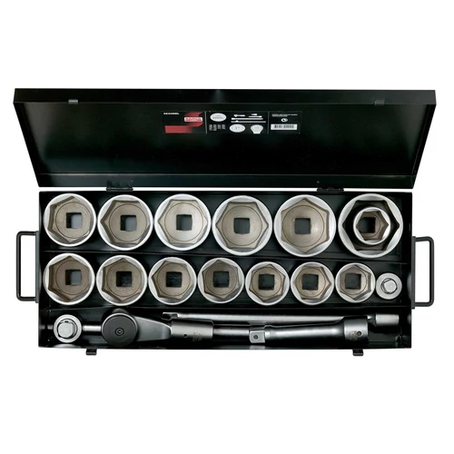 Dugókulcs készlet 1" fém doboz (9540MBL)