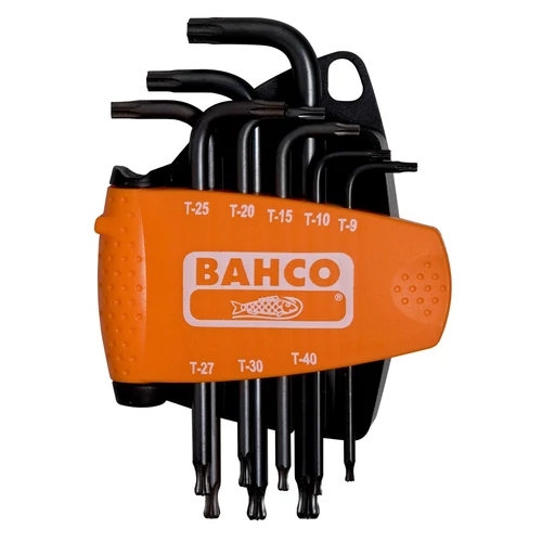 Imbuszkulcs készlet TORX PLUS®,gömbvégu, fekete, 8 db (BE-9675)