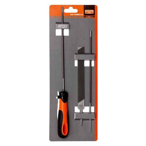 BAHCO LÁNCFŰRÉSZ ÉLEZŐ, FŰRÉSZLÁNC RESZELŐ KÉSZLET (168-COMBI-4.0)