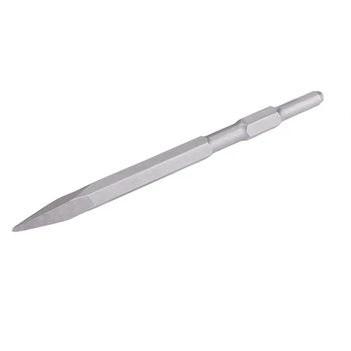 Extol betonvéső hegyes, HEX; 280 mm, (szár átm:17 mm) (8801588)