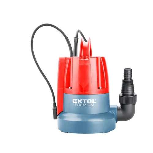 Extol búvárszivattyú tiszta vízhez, úszókapcsolóval, 400W, szállító teljesítmény: 8m3/h, max. száll. 7 m (8895014)