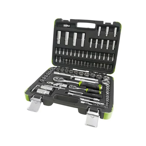 EXTOL CRAFT  dugókulcs klt., CV., racsnis 45fog ; 1/4"  1/2", 94db, 4-32mm, 32db bit (918094)