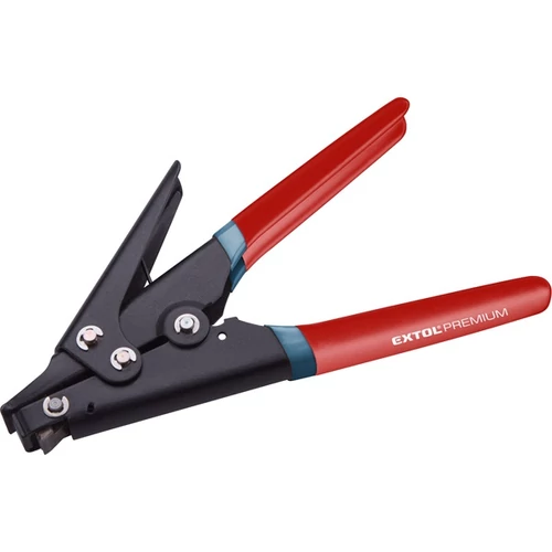 Extol kábelkötegelő fogó; duál piros/szürke nyél, akasztós szerszámtartó (8856100)