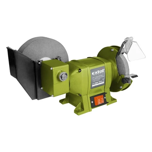 kettős köszörűgép 250W, vizes/száraz:200mm×20×40/150×12,7×20mm, 134/2950 ford/perc, 8,5kg - (410133)