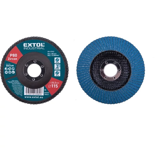 Extol lamellás csiszoló INOX, acél és ALU munkadarabok csiszolására, 115×22mm; P60 (8803406)