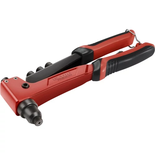popszegecshúzó fogó, egykezes, ALU, réz, acél, INOX szegecsekhez; 2,4-3,2-4,0-4,8 mm, 250mm, CrVMo pofák - (8813742)