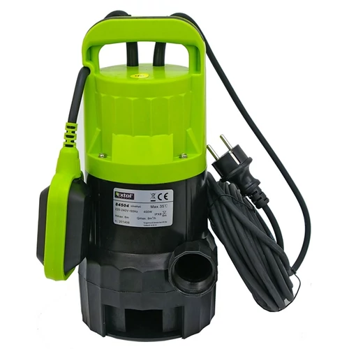 szennyvíz szivattyú, 400W  Extol Craft, szállító teljesítmény: 9m3/h, max. száll. 6 m - (84504)