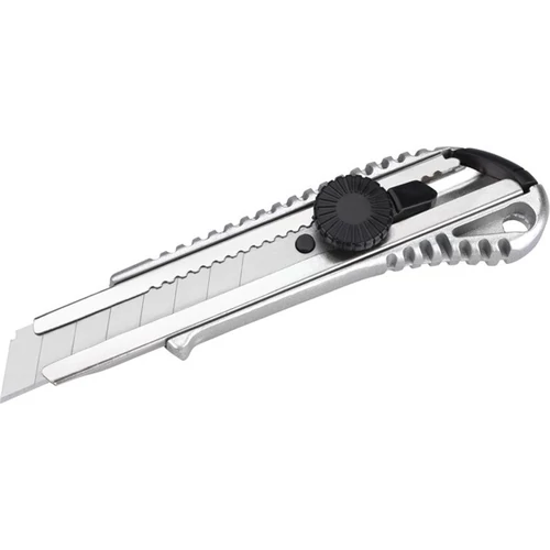 EXTOL CRAFT  tapétavágó kés, 18mm ALU fémház;  tripla vágóéllel, csavaros rögzítővel, pótpenge: 9123A (955000)