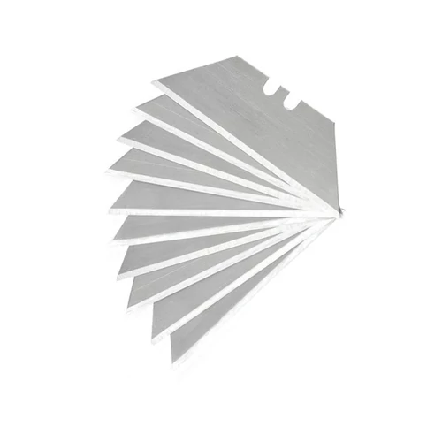 EXTOL PREMIUM trapézpenge klt. 10 db, 19mm×61mm, SK4 acél, HRC >64, tripla vágóél (8855099)
