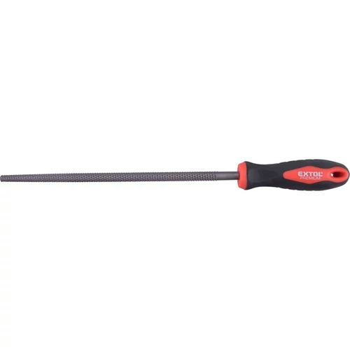 EXTOL PREMIUM ráspoly 250mm kerek, C45 acél, vágat 2, finom, TPR gumis műanyag nyél (8803754)